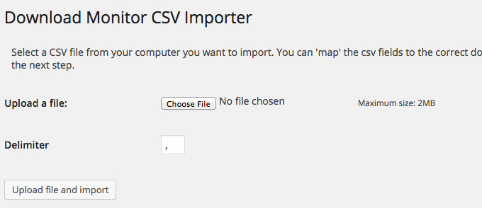 CSV Importer Overview