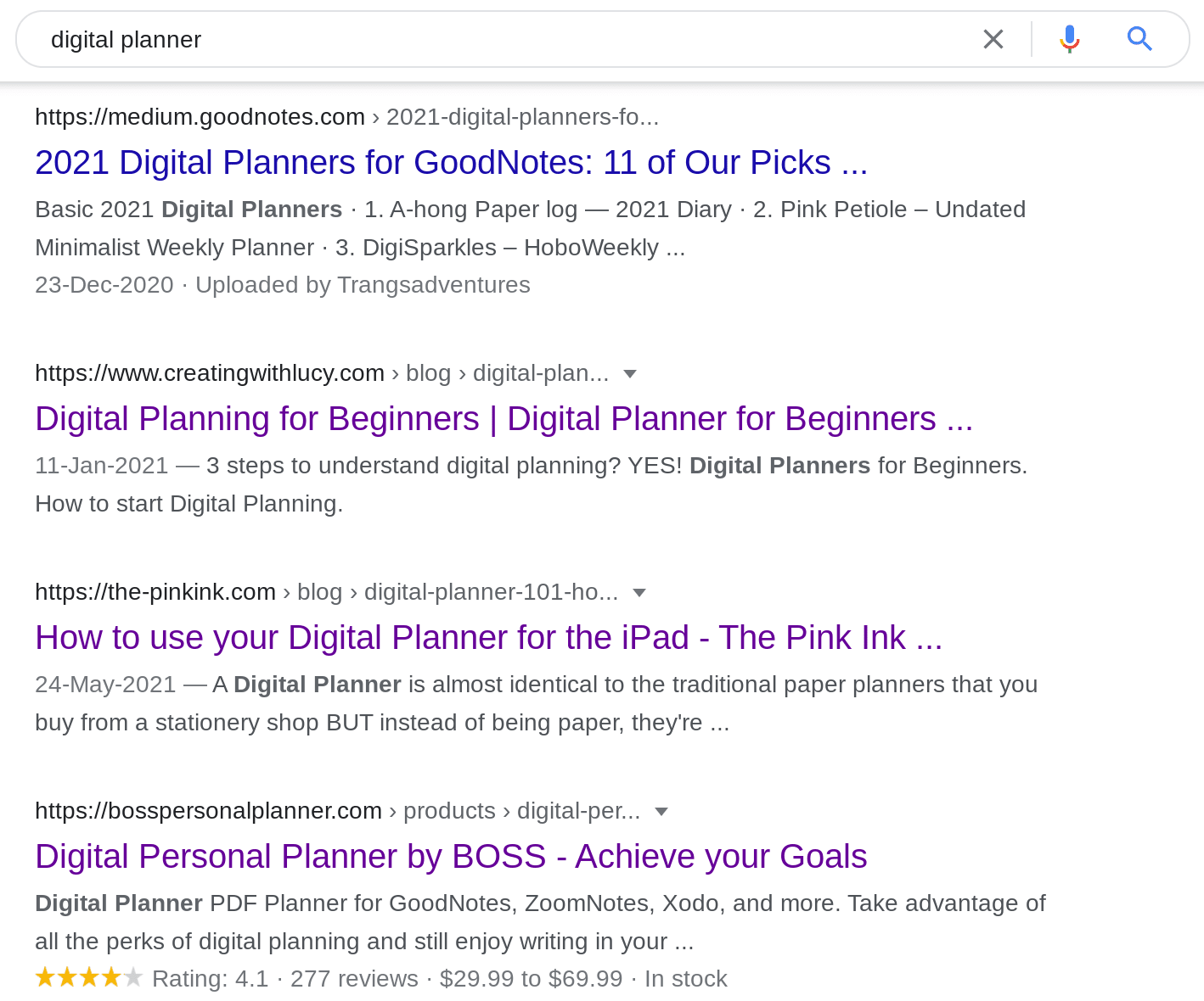 digital planner