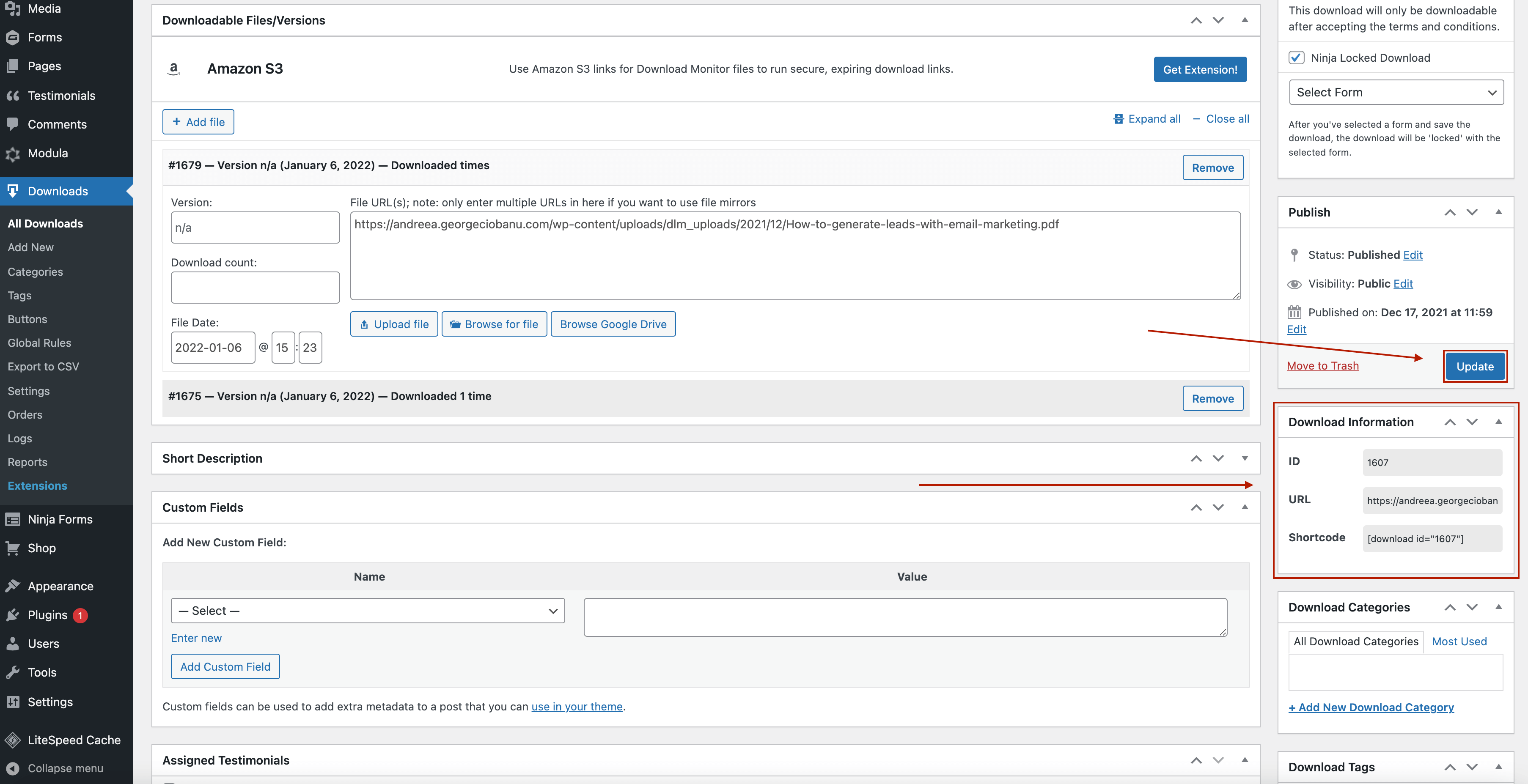 white paper download landing page