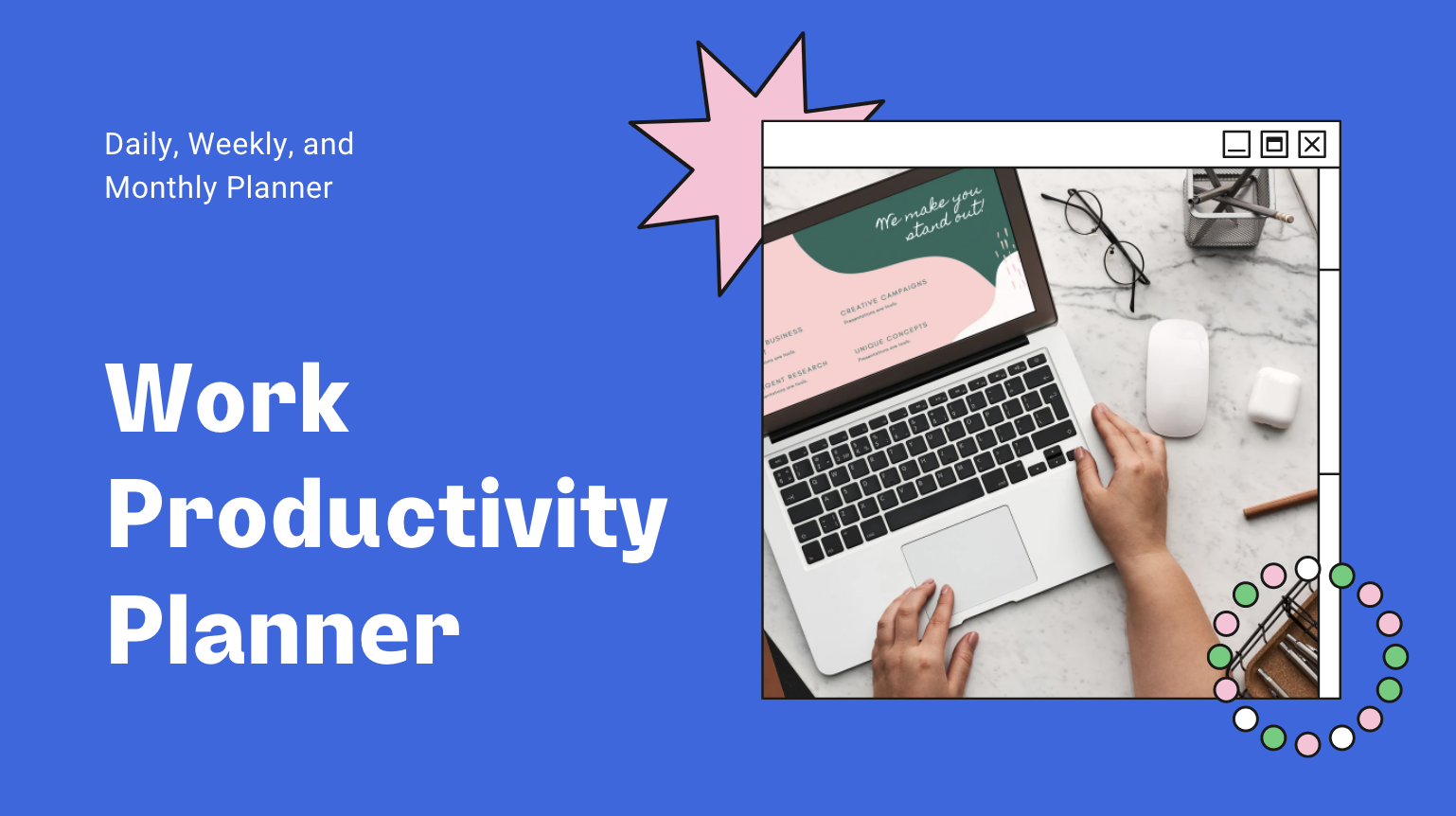 productivity planner from Canva